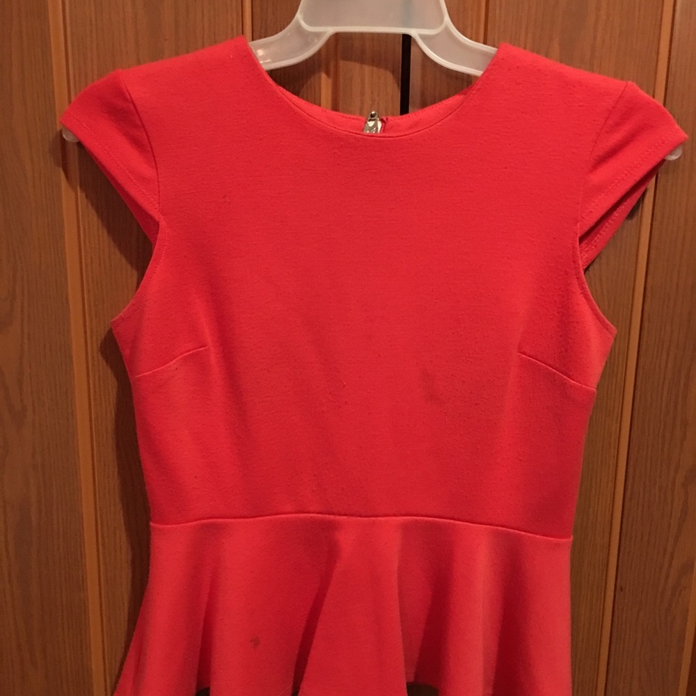 red peplum too